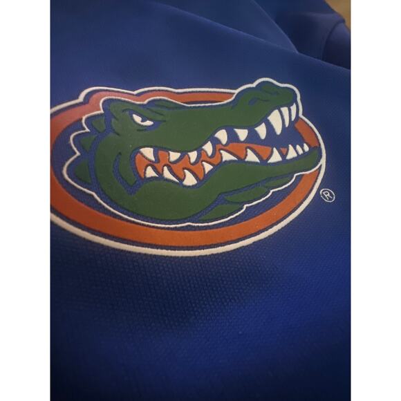Florida Gators Shirt Mens L Blue Orange Polo Logo lightweight Dri-Fit - Picture 7 of 7